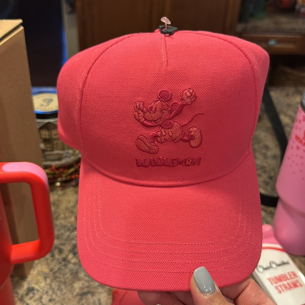 Lululemon and Disney baseball cap